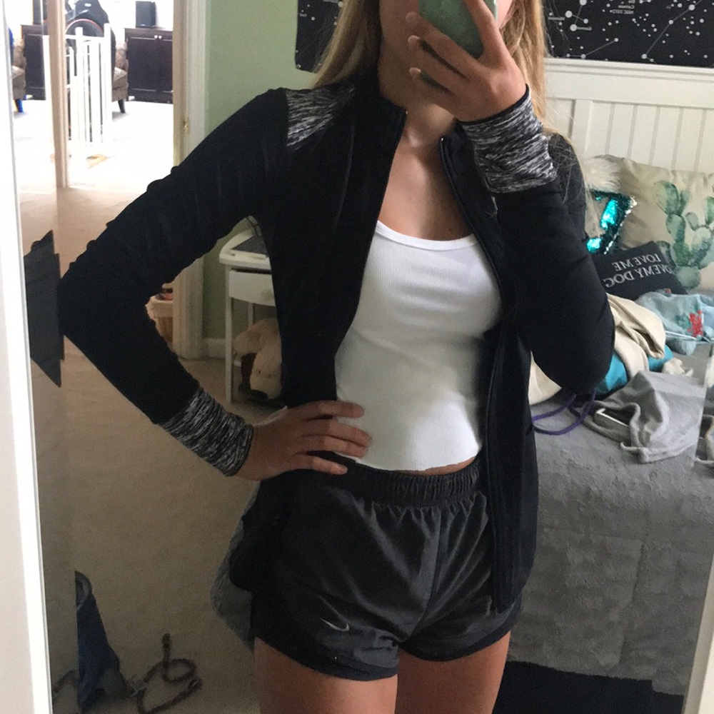 Black athletic jacket